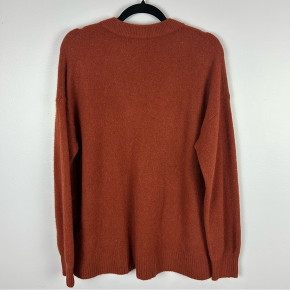 Madewell Alpaca Blend Orange Sweater Size Large - Picture 11 of 11